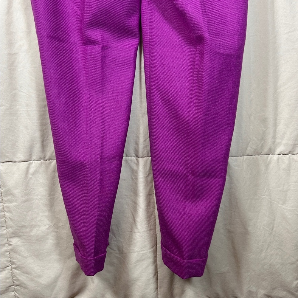 LOFT Vibrant Purple Ankle Pants - Picture 7 of 8